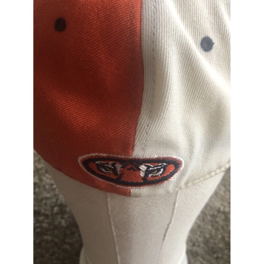 Vintage Auburn Tigers AU 90s Retro Orange Blue White Fitted 7 1/4 Zephyr Russia